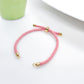 ------DIY 3mm Thickness Thread Moveable Spacer Beads Connectors Charm Bracelet Chains