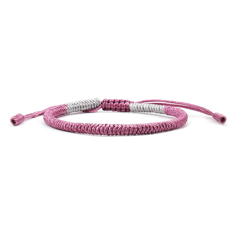 -------Lucky Woven Amulet Tibet Cord Bracelets jingang knot bracelets