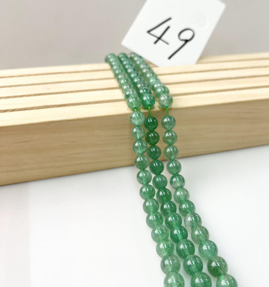 ------#42-#64 green color natural gemstone loose beads