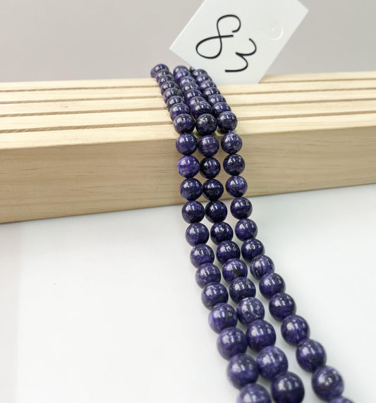 ------#83-#93 purple color natural gemstone loose beads