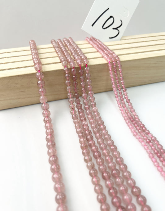 ------#94-#113  pink red natural gemstone loose beads