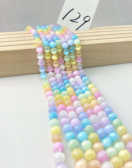 ------#129-#133 colorful natural gemstone loose beads