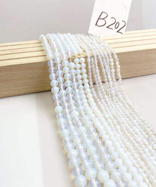 ------#B202-#B224 normal white color  loose beads