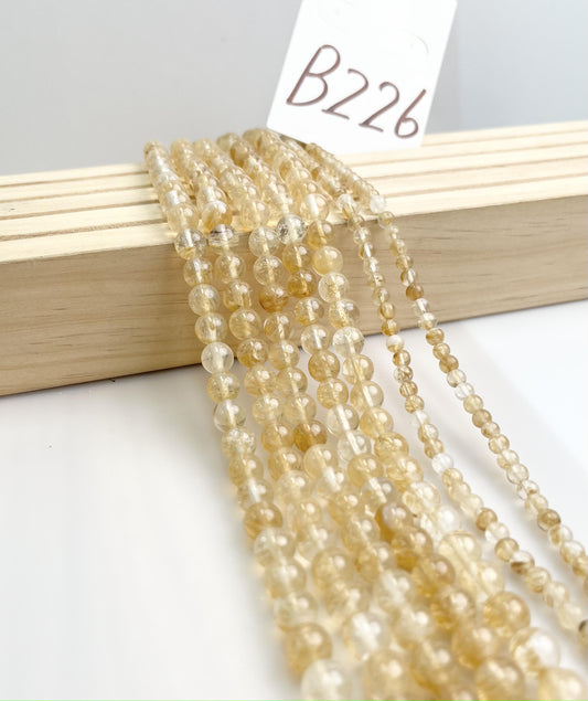 ------#B225-#B261 normal yellow color  loose beads