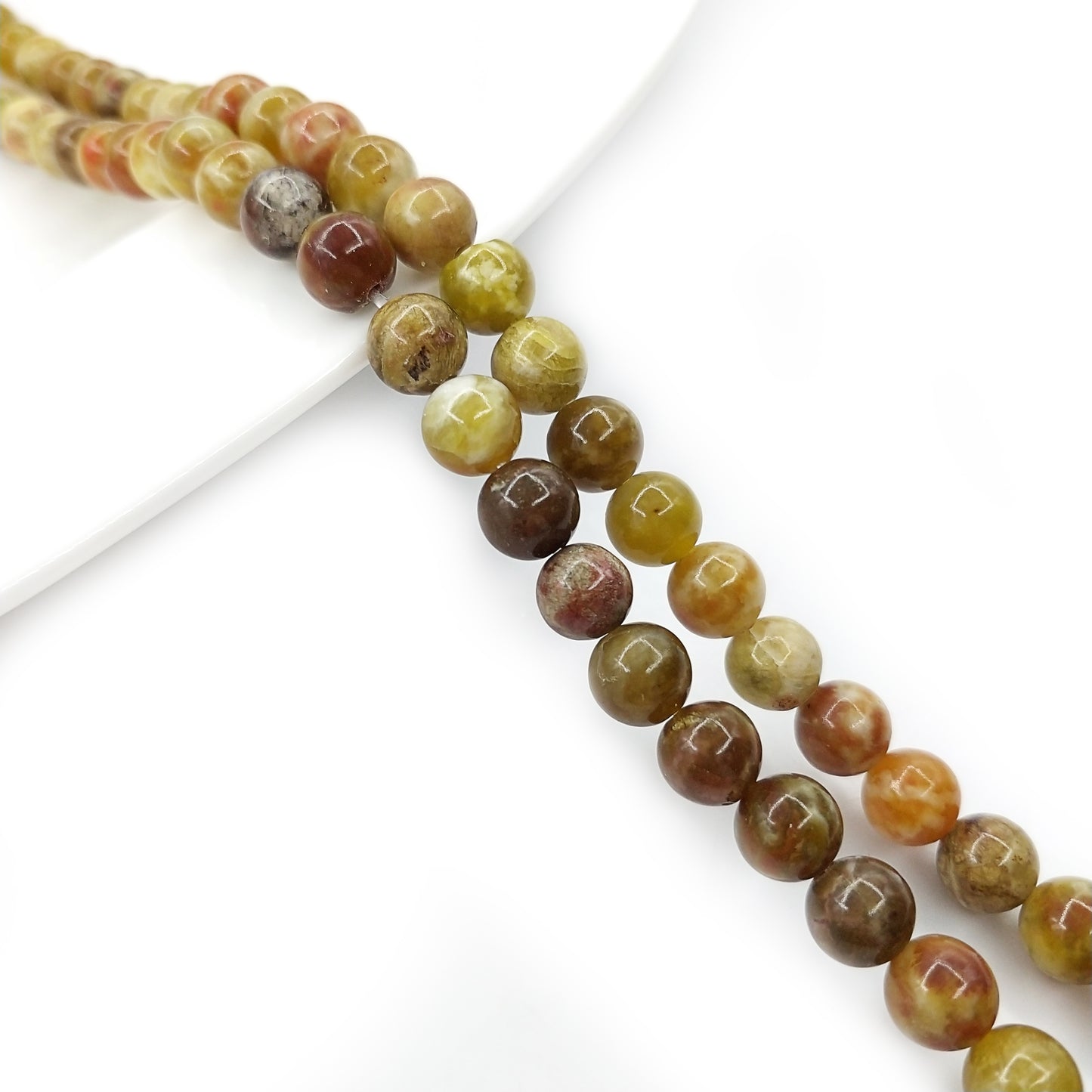 ------#42-#64 green color natural gemstone loose beads