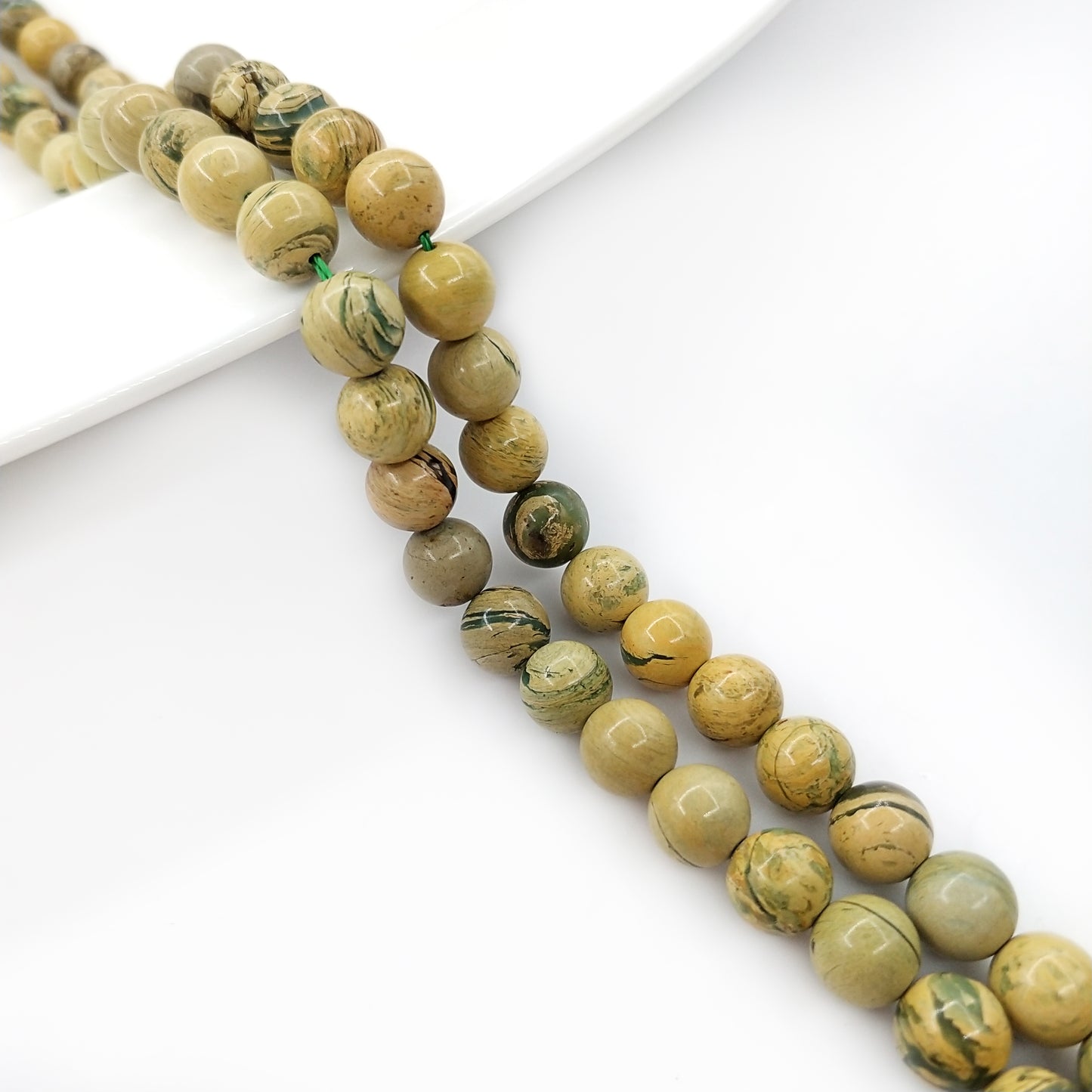 ------#42-#64 green color natural gemstone loose beads