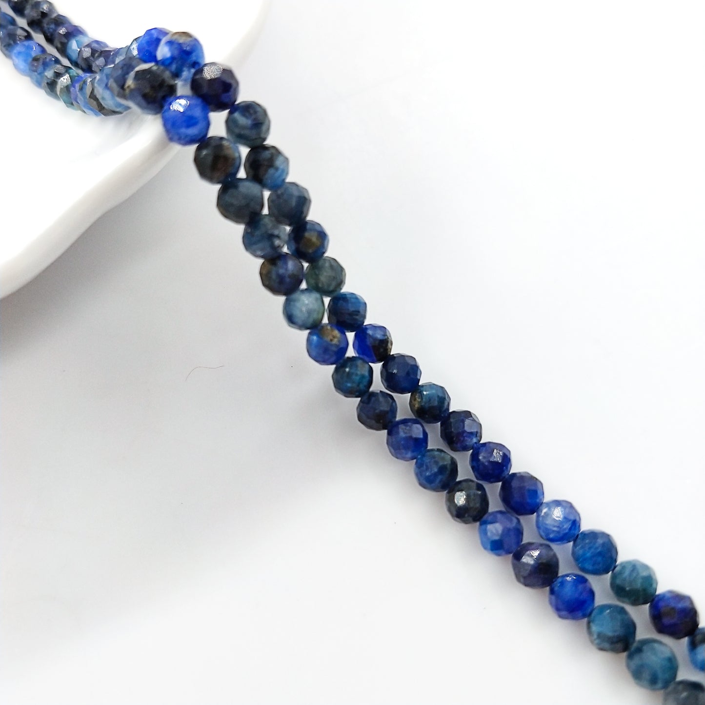 -----4mm faceted natural beads