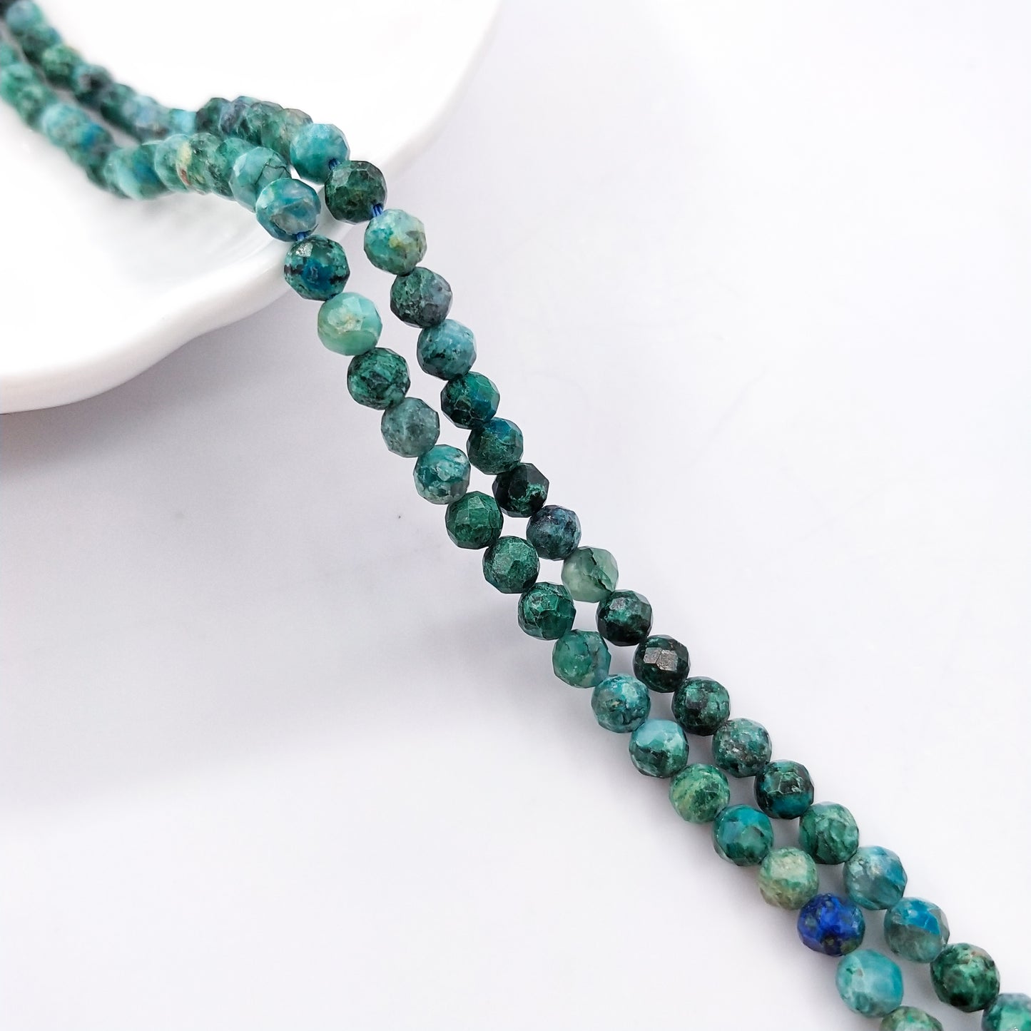 -----4mm faceted natural beads