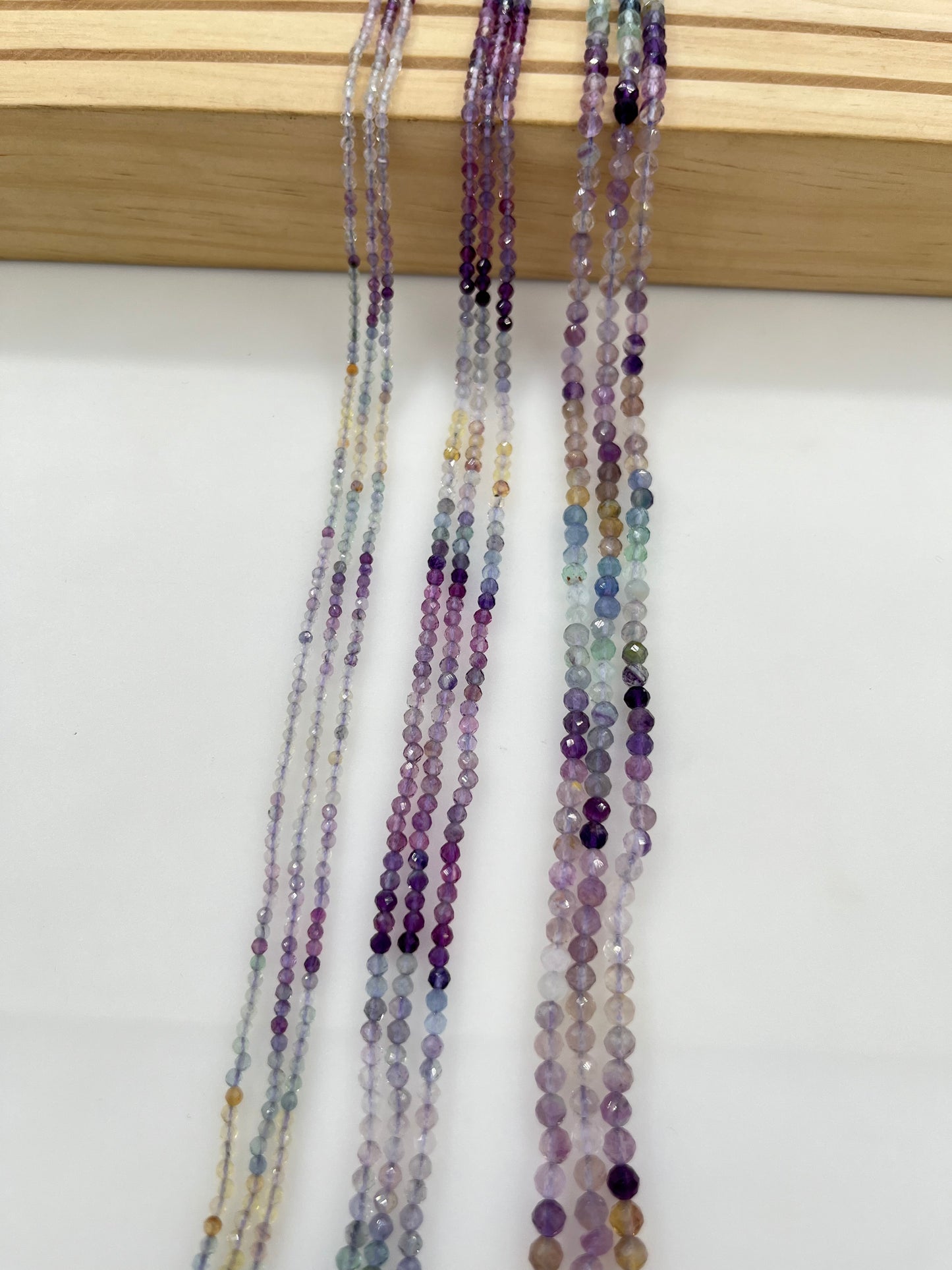 -----2mm faceted natural crystal beads