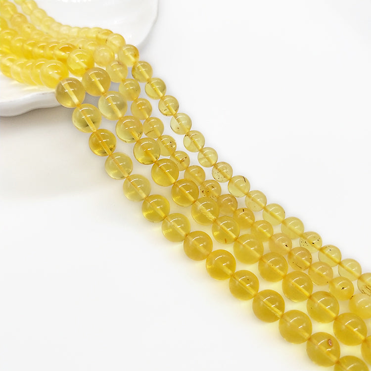 ------DIY amber 6mm 8mm and chips beads