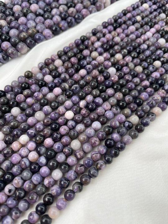 Loose beads Sugi Fluorit