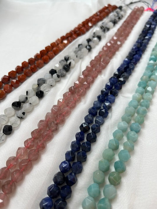 ----DIY loose beads 8MM 6MM thousand facted-tt