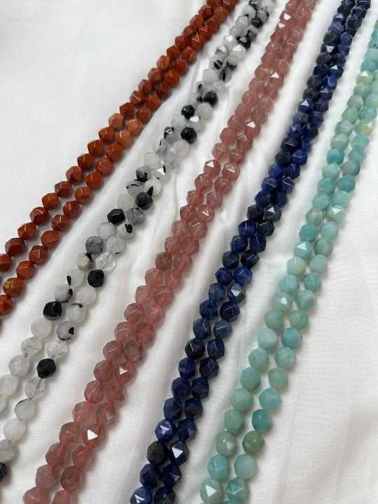 ----DIY loose beads 8MM 6MM thousand facted-tt