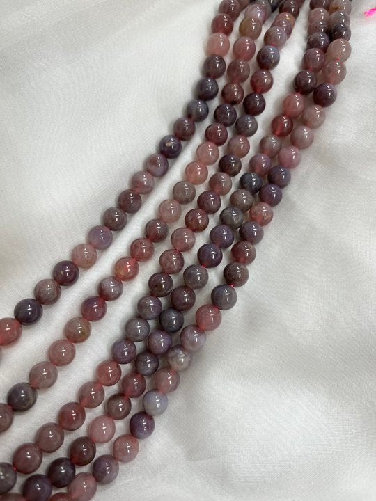 ----DIY purple Madagascar beads-tt