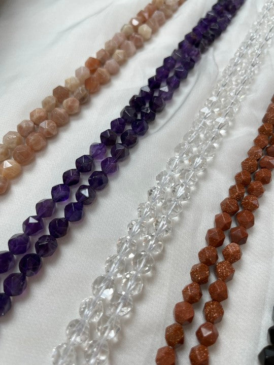 ----DIY loose beads 8MM 6MM thousand facted-tt