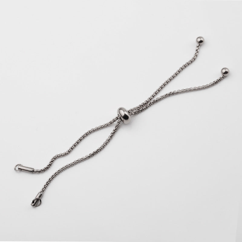 -----DIY Stainless Steel Findings Adjustable Extend Chain