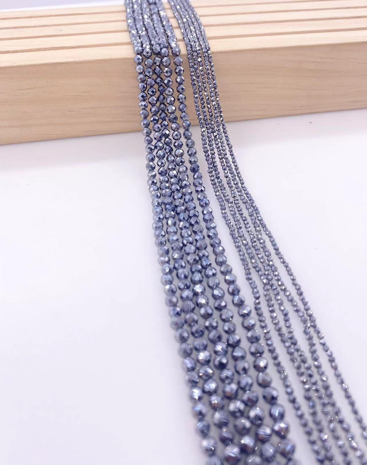 -----4mm faceted natural beads