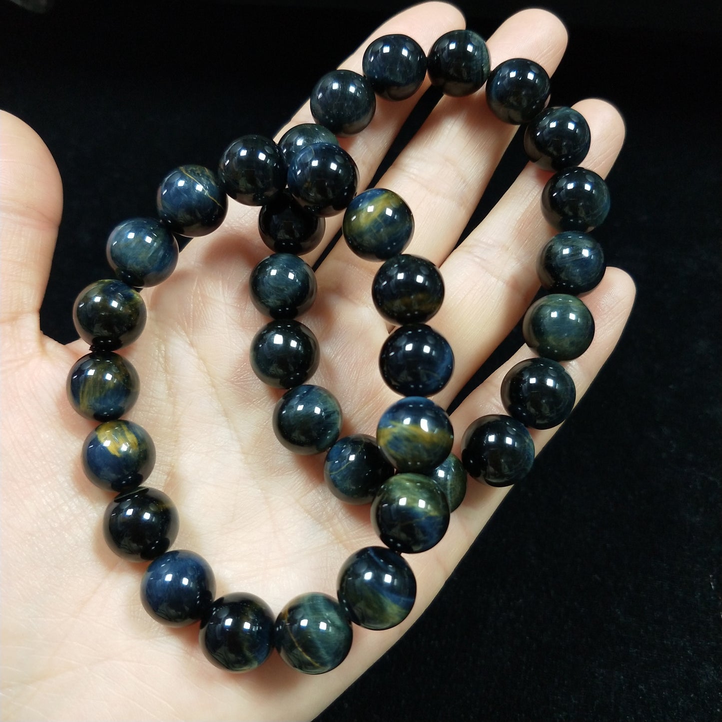 -----high quality black tiger eye bracelet