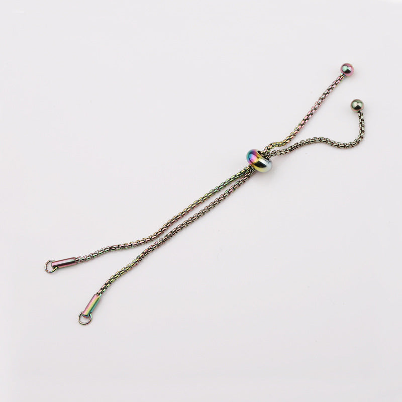 -----DIY Stainless Steel Findings Adjustable Extend Chain