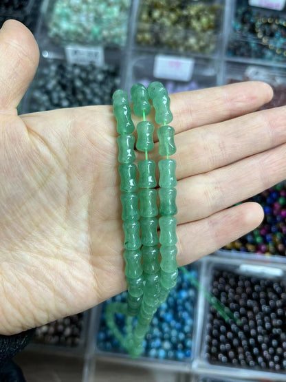 ---DIY Bamboo crystal beads