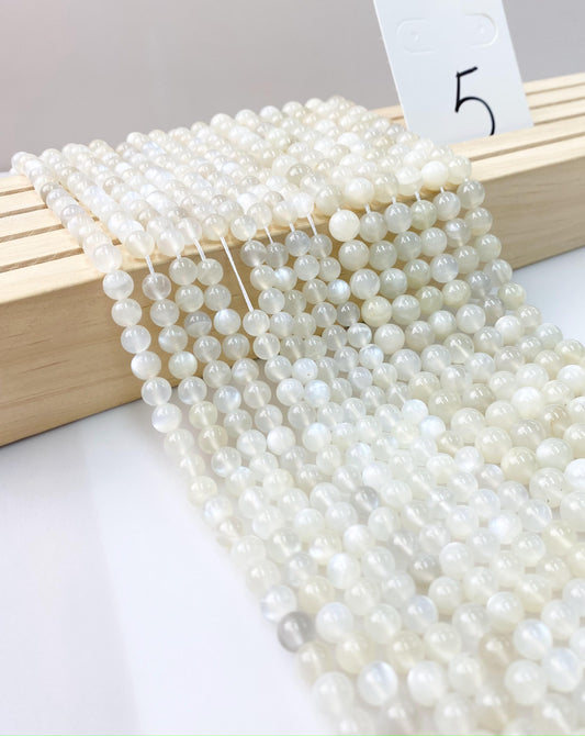 ------#1-#10white color natural gemstone loose beads