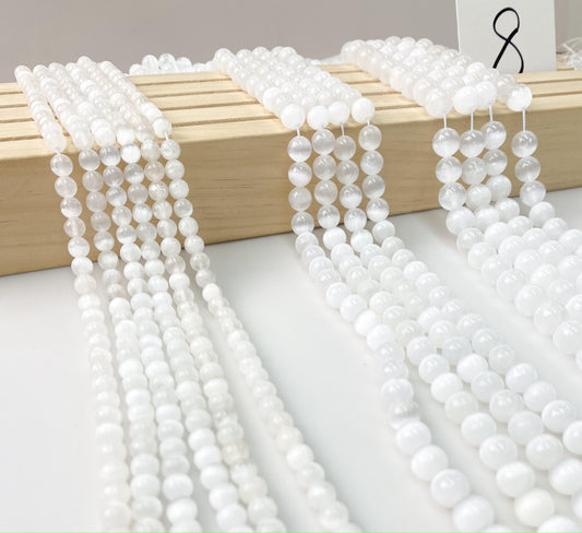 ------#1-#10white color natural gemstone loose beads