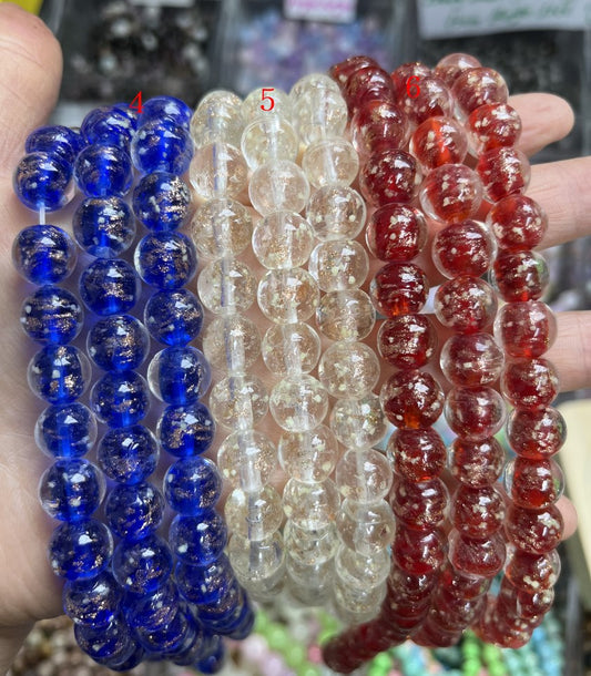 10mm Ｍurano glowing loose beads