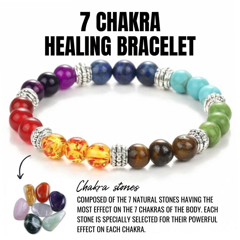 1pcs 7 Chakra Healing Bracelet