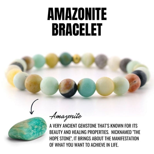 1pcs hope amazonite bracelet