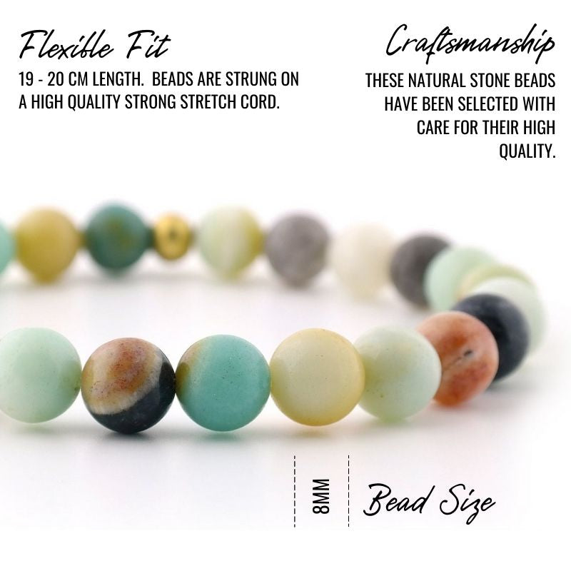 1pcs hope amazonite bracelet