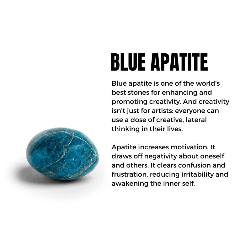 1pcs enhancing and promoting creativity blue apatite bracelet