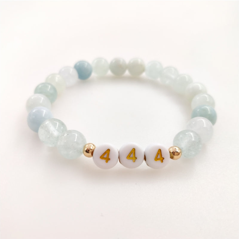 lucky number gemstone bracelet