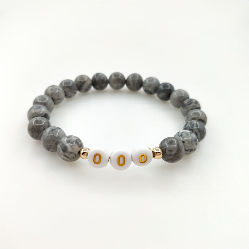 lucky number gemstone bracelet