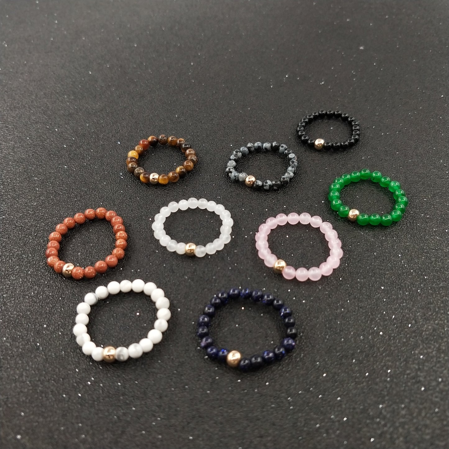 1pcs stone rings