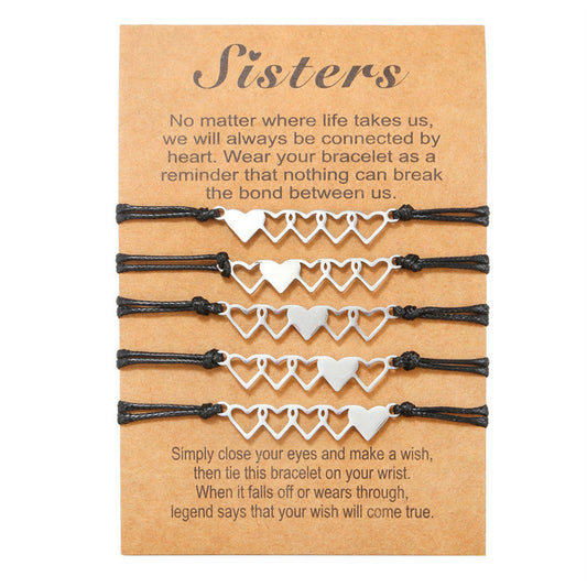 friendship couple bracelets sets for mother, for sister gift