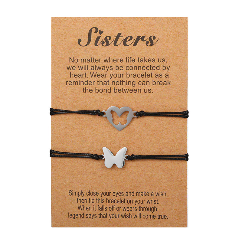 friendship couple bracelets sets for mother, for sister gift