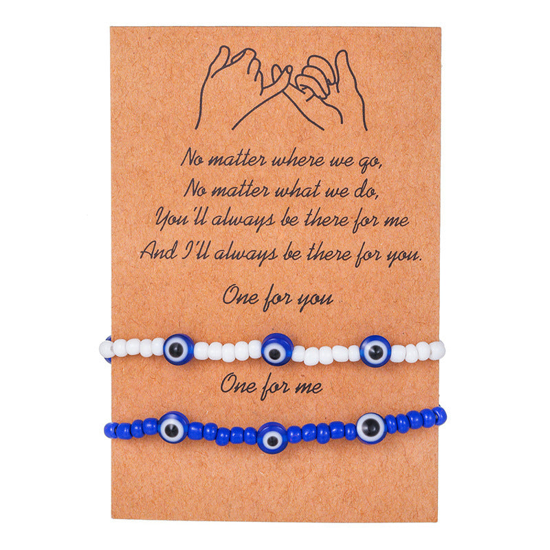 friendship couple bracelets sets for mother, for sister gift