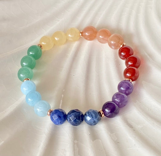 8mm 7 healing chakra bracelet