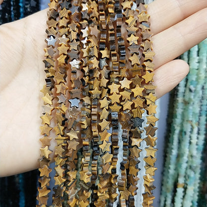 ----star--natural crystal beads